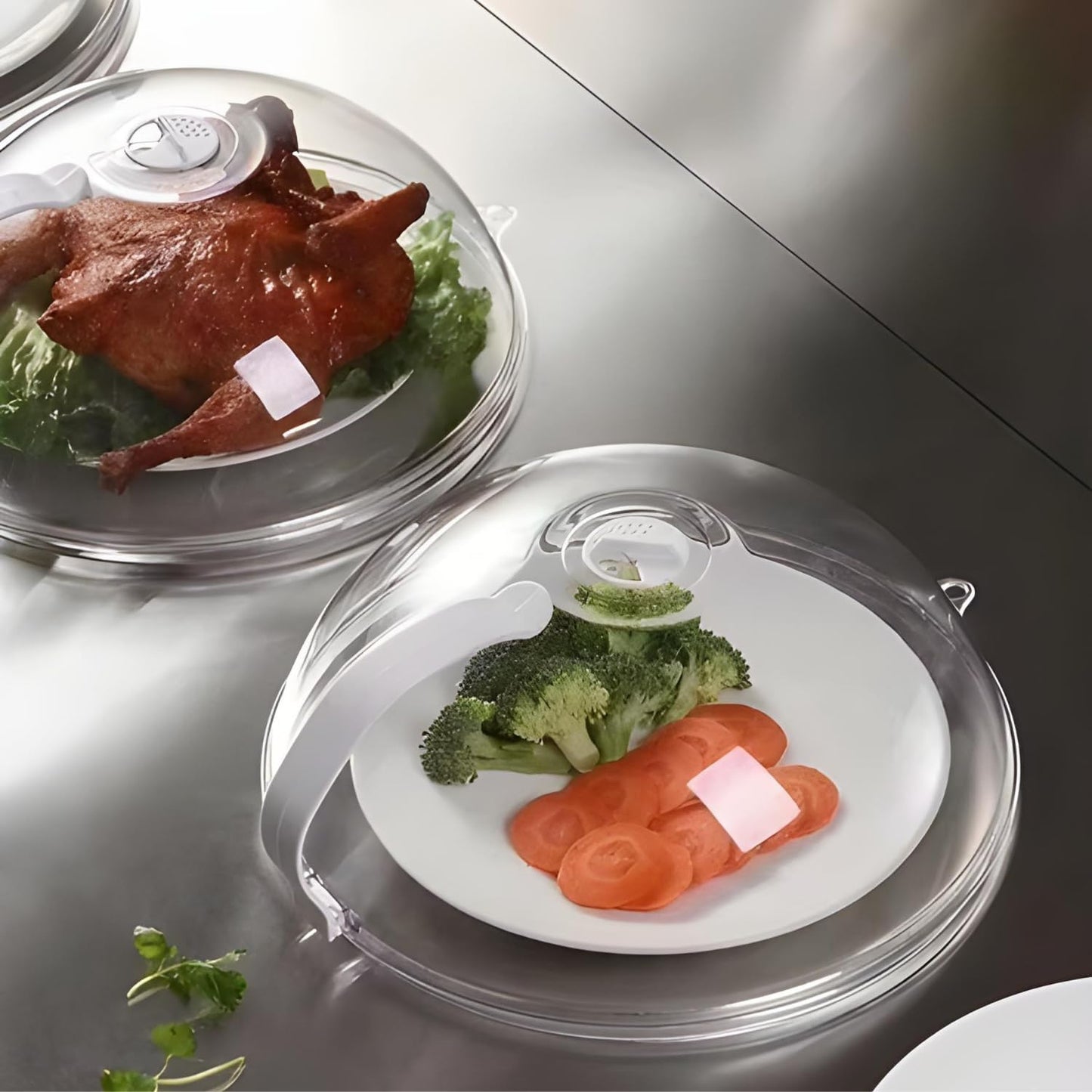 Steam Microwave Cover With Handle - Musttbuy