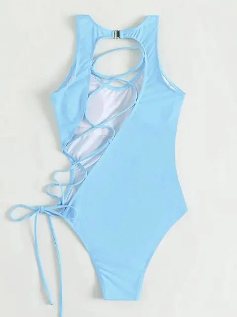 Strappy Swimwear Bikini Set - Musttbuy