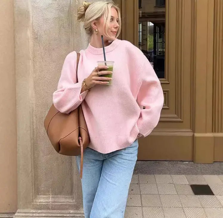 Sweet Crew Neck Sweater - Musttbuy