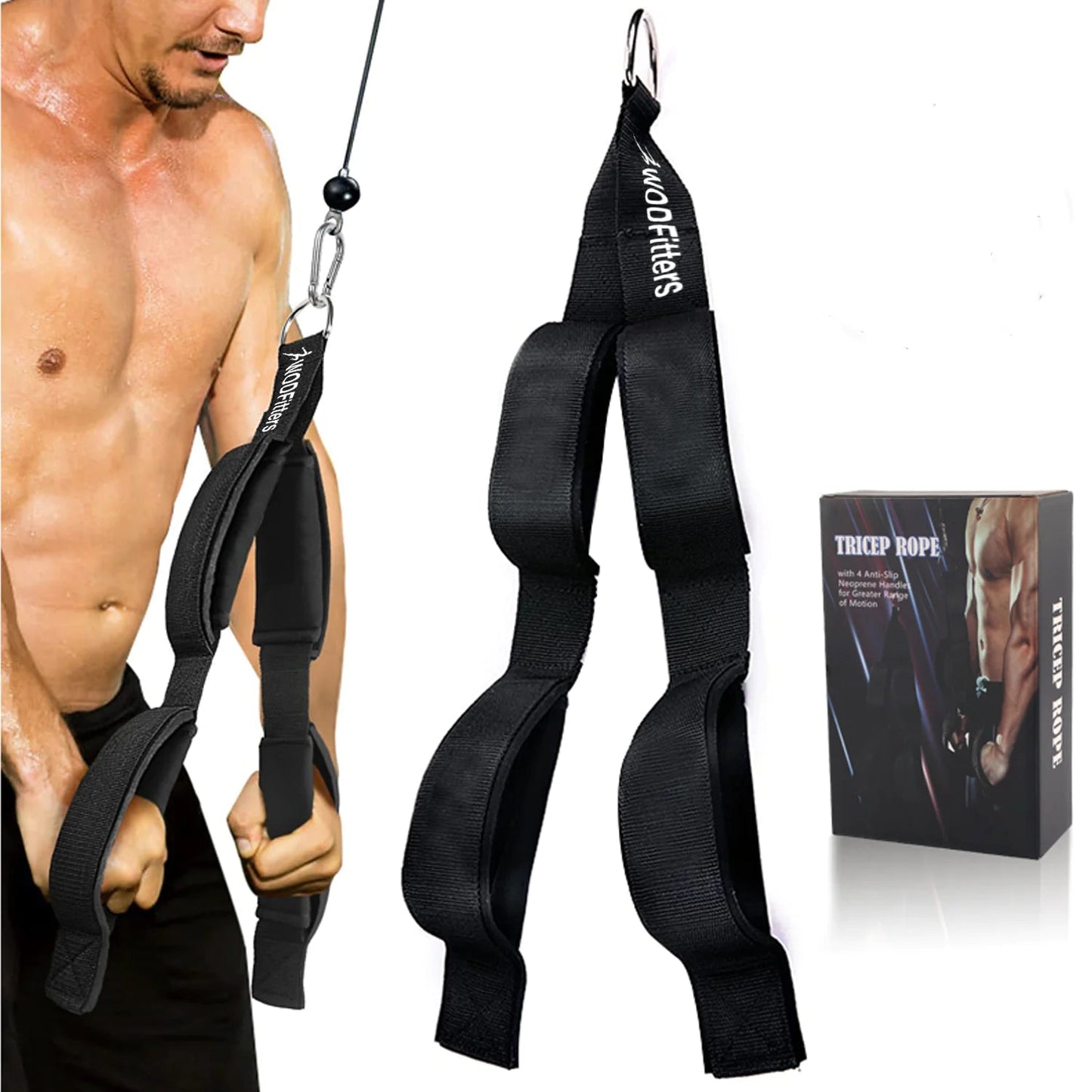 Tricep Rope Home Gym Accessory - Musttbuy