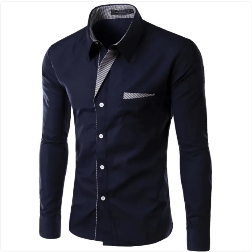 Turey Contrast Shirt - Musttbuy