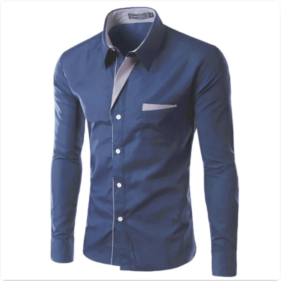 Turey Contrast Shirt - Musttbuy