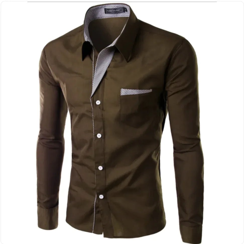 Turey Contrast Shirt - Musttbuy