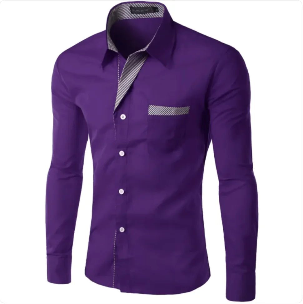 Turey Contrast Shirt - Musttbuy