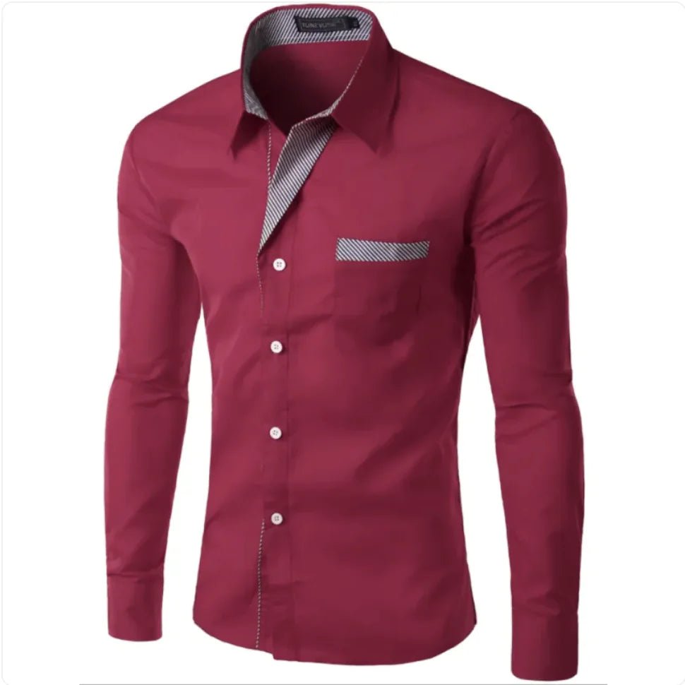 Turey Contrast Shirt - Musttbuy