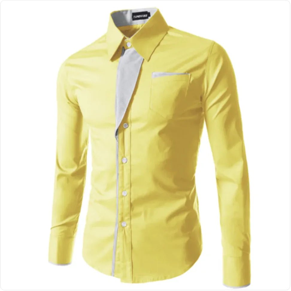 Turey Contrast Shirt - Musttbuy