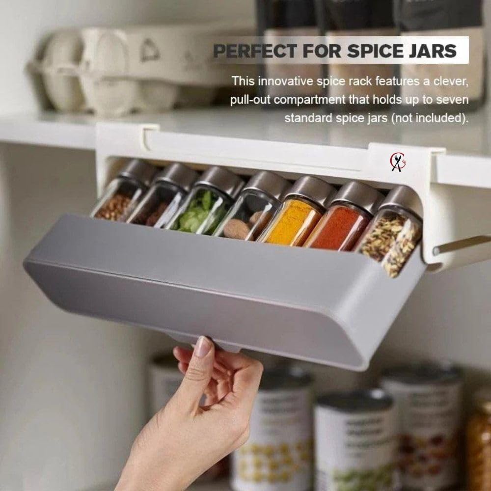 Under Shelf Spice Rack - Musttbuy