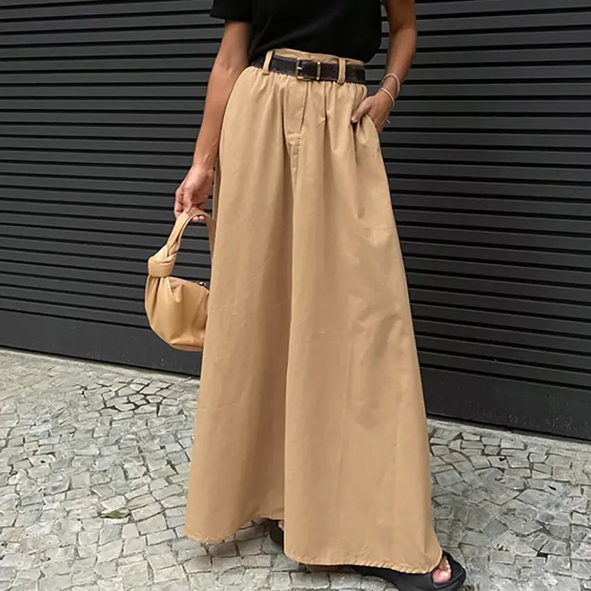 Vera Loose - Fit Belted Skirt - Musttbuy