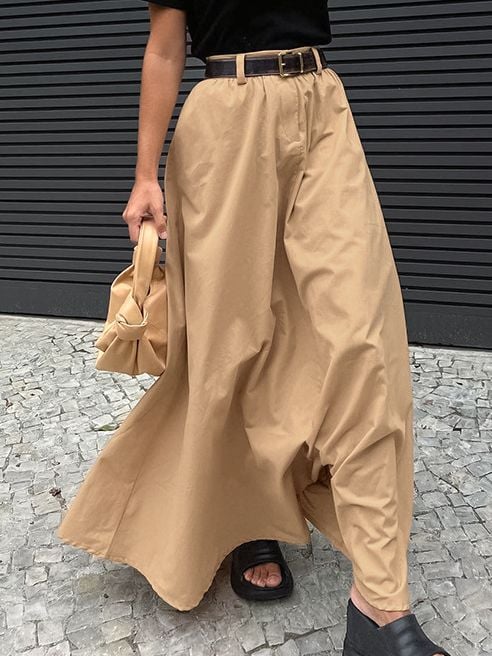Vera Loose - Fit Belted Skirt - Musttbuy