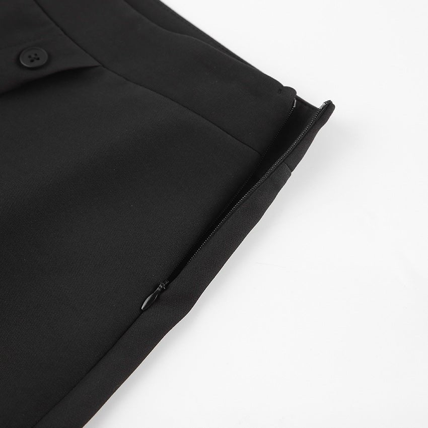 Vienne Button Fold Skirt - Musttbuy