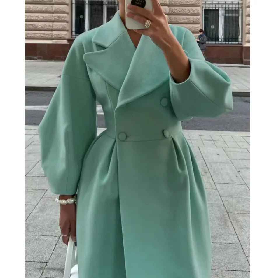 Vintage Lantern Sleeve Lapel Jacket - Musttbuy