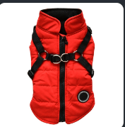 Waterproof Pet Coat with Harness - Musttbuy
