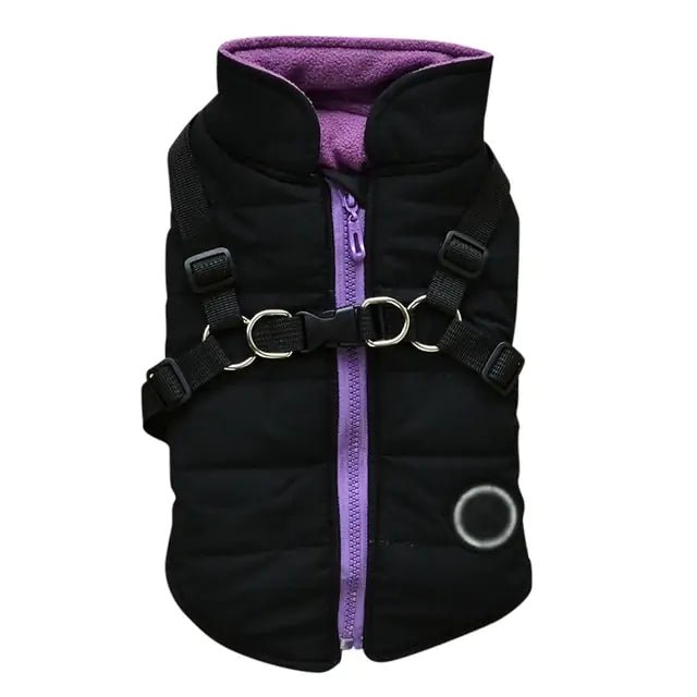 Waterproof Pet Coat with Harness - Musttbuy