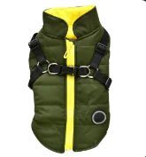 Waterproof Pet Coat with Harness - Musttbuy