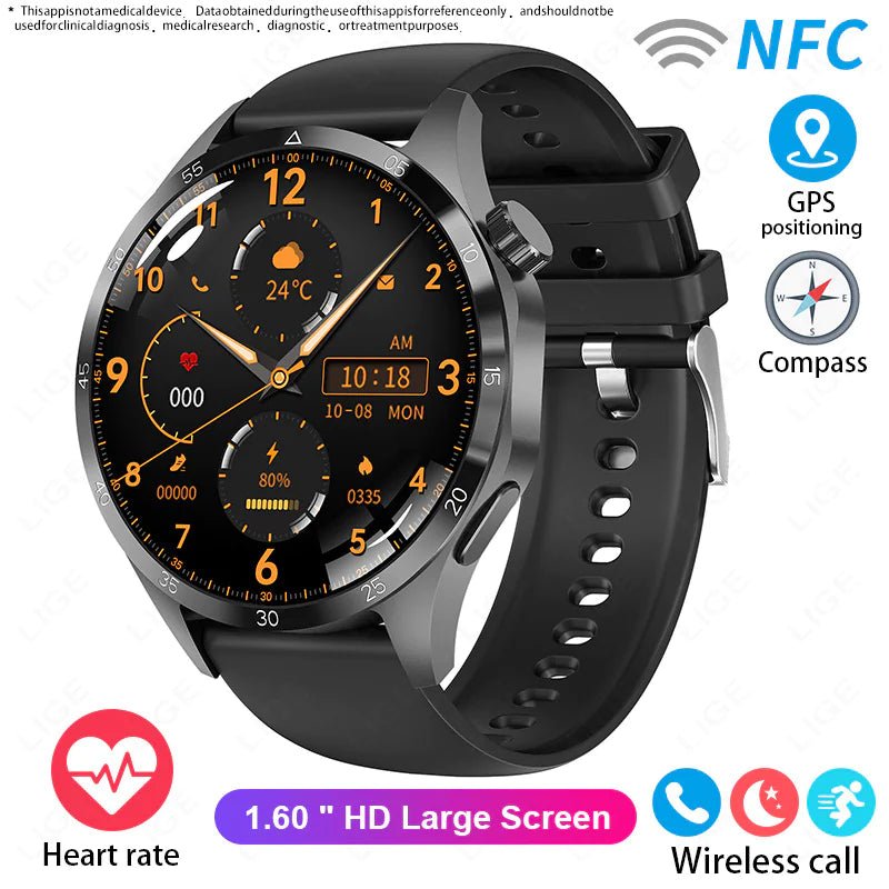 Waterproof Smart Sports Watch with Bluetooth Calling - Musttbuy