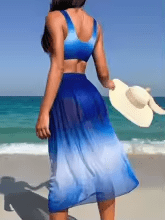 Wide Strap Three - Piece Swimsuit - Musttbuy