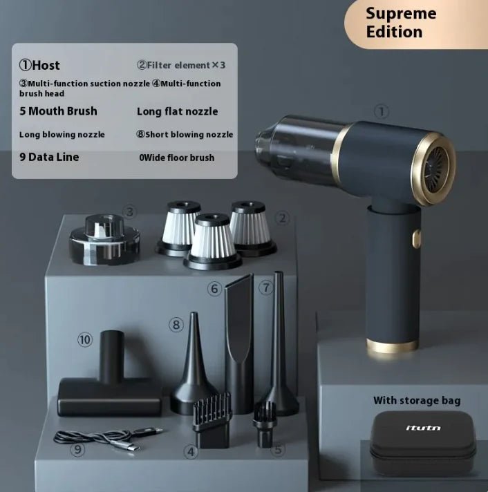 Wireless Mini Electric Blower for Car Cleaning and Household Dusting - Musttbuy