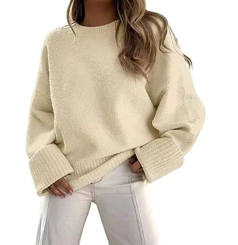 Women’s Fashion Plush Sweater Top - Musttbuy