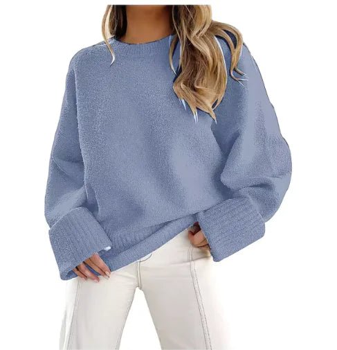 Women’s Fashion Plush Sweater Top - Musttbuy