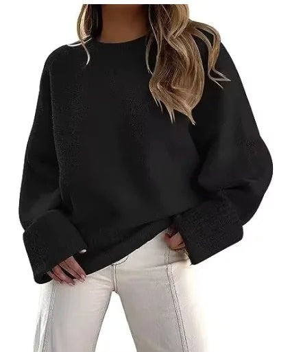 Women’s Fashion Plush Sweater Top - Musttbuy
