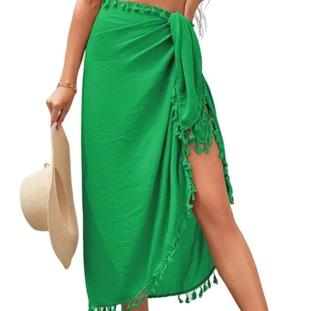 Womens Long Beach Cover Up Sarong - Musttbuy