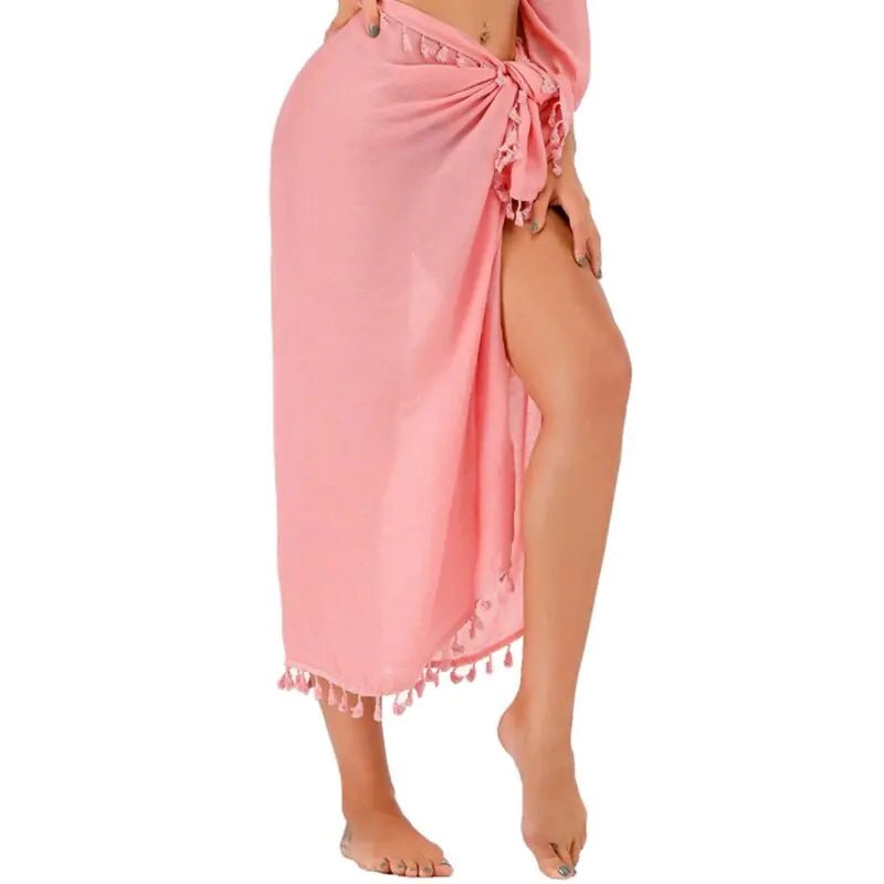 Womens Long Beach Cover Up Sarong - Musttbuy
