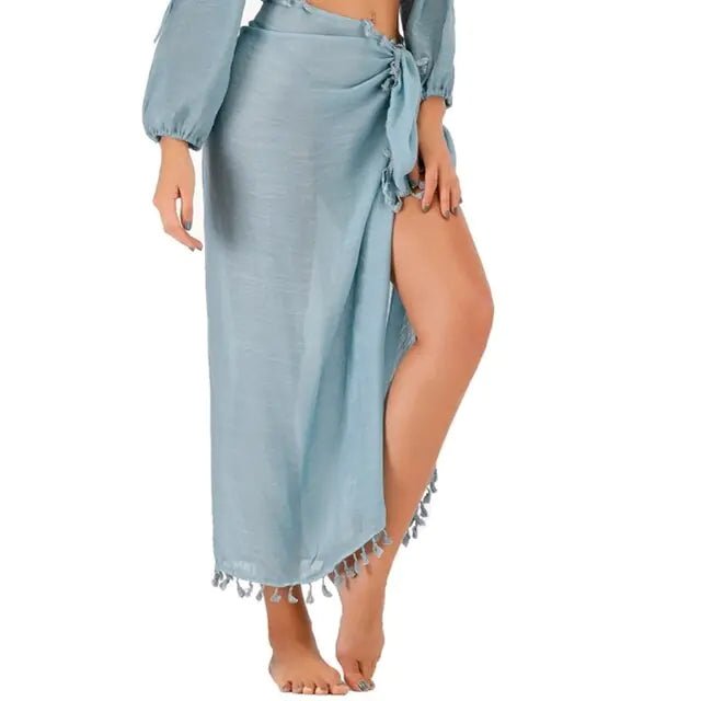 Womens Long Beach Cover Up Sarong - Musttbuy
