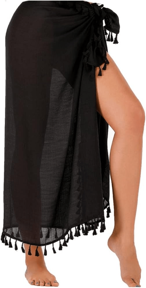 Womens Long Beach Cover Up Sarong - Musttbuy
