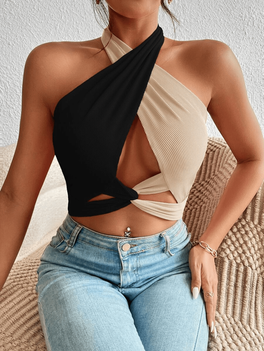 Zina Wrap Top - Musttbuy