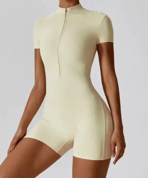 Zipper Yoga Jumpsuit - Musttbuy