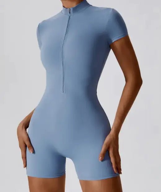 Zipper Yoga Jumpsuit - Musttbuy
