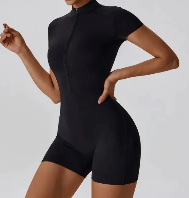 Zipper Yoga Jumpsuit - Musttbuy