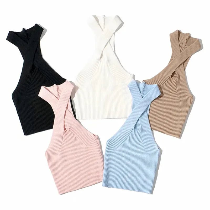 Zora Contour Halter Top - Musttbuy