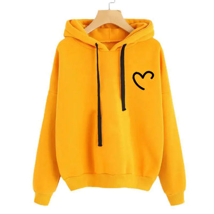 Fleece Hooded Women's Sweater Top