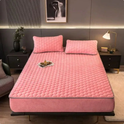 3 - Piece Brushed Quilted Mattress Set - Musttbuy