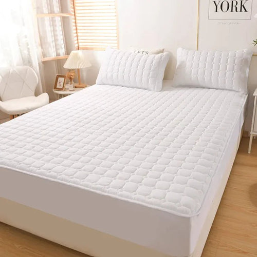 3 - Piece Brushed Quilted Mattress Set - Musttbuy