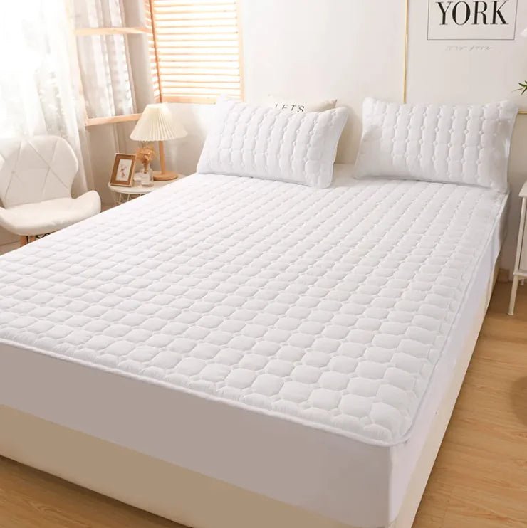 3 - Piece Brushed Quilted Mattress Set - Musttbuy