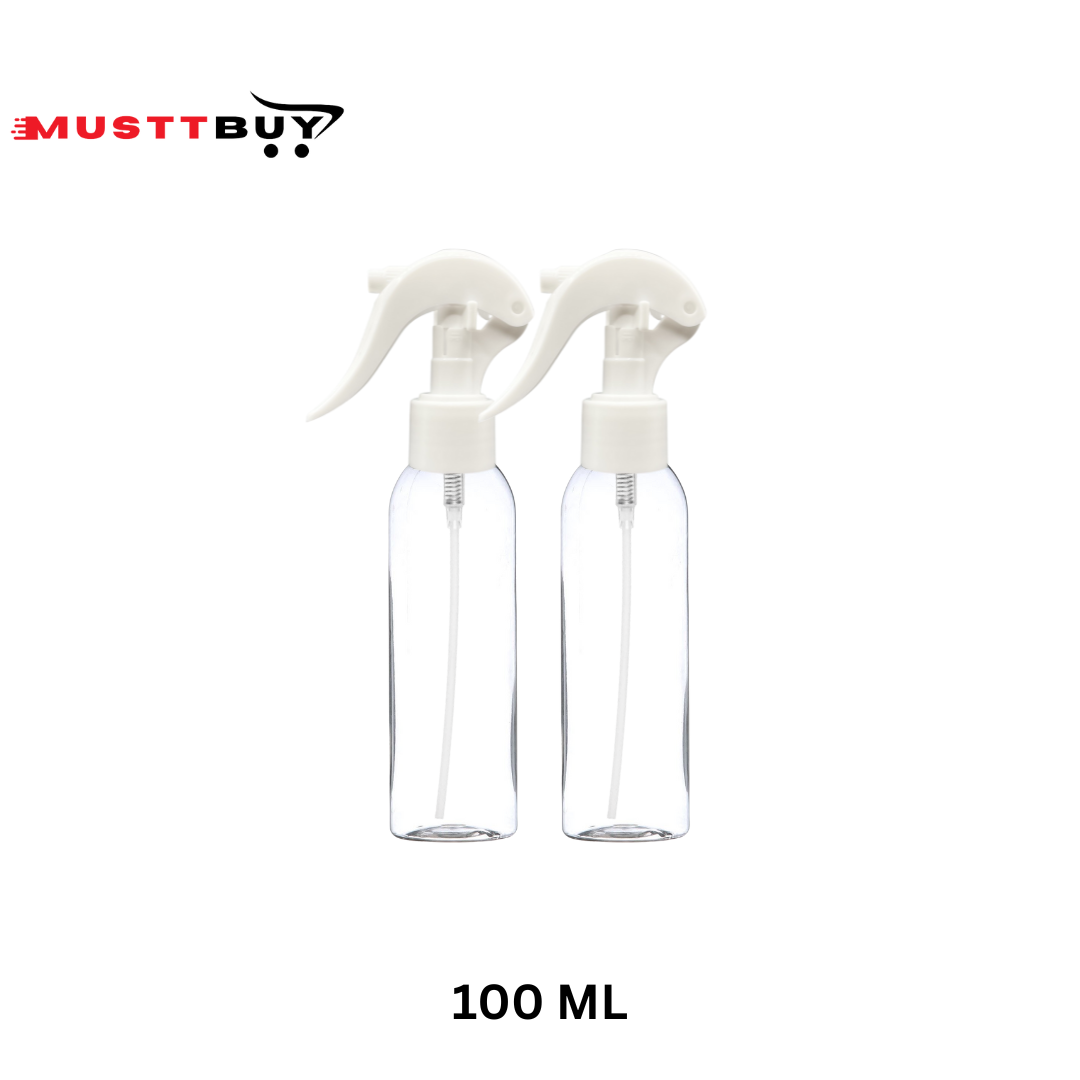 Mini White Spray Trigger Bottle 100 ML