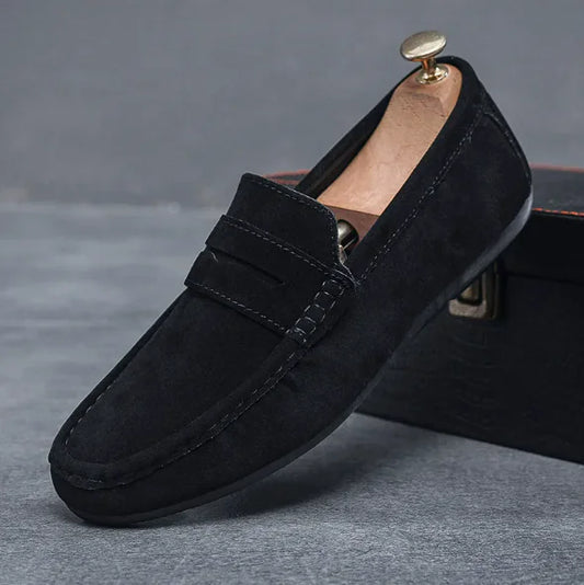 Men's Casual Flat Leather Shoes