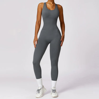 Tight Sports Back V Shape One-piece