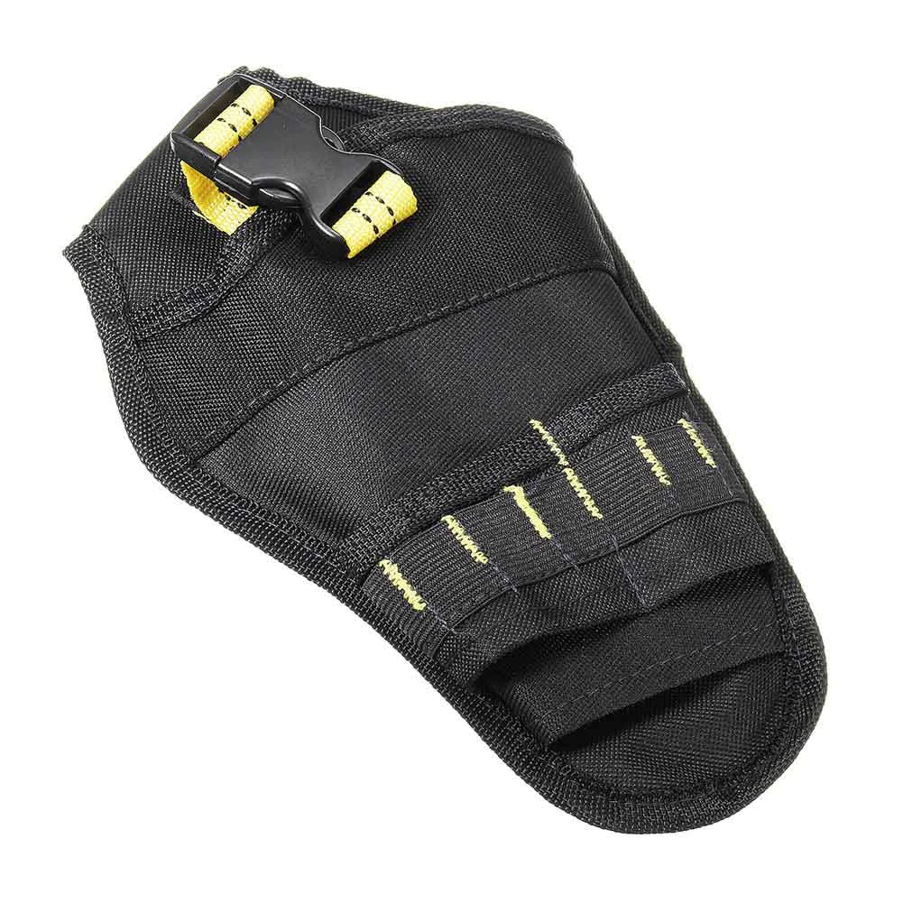 Heavy Duty Drill Holster Tool Belt Pouch Bit Holder Hanging Waist Bag Drill Tool