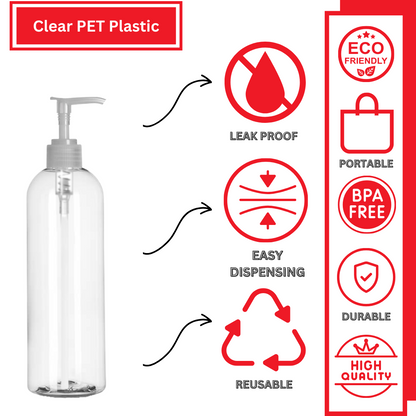 Gel Pump Bottle 24/410 Clear