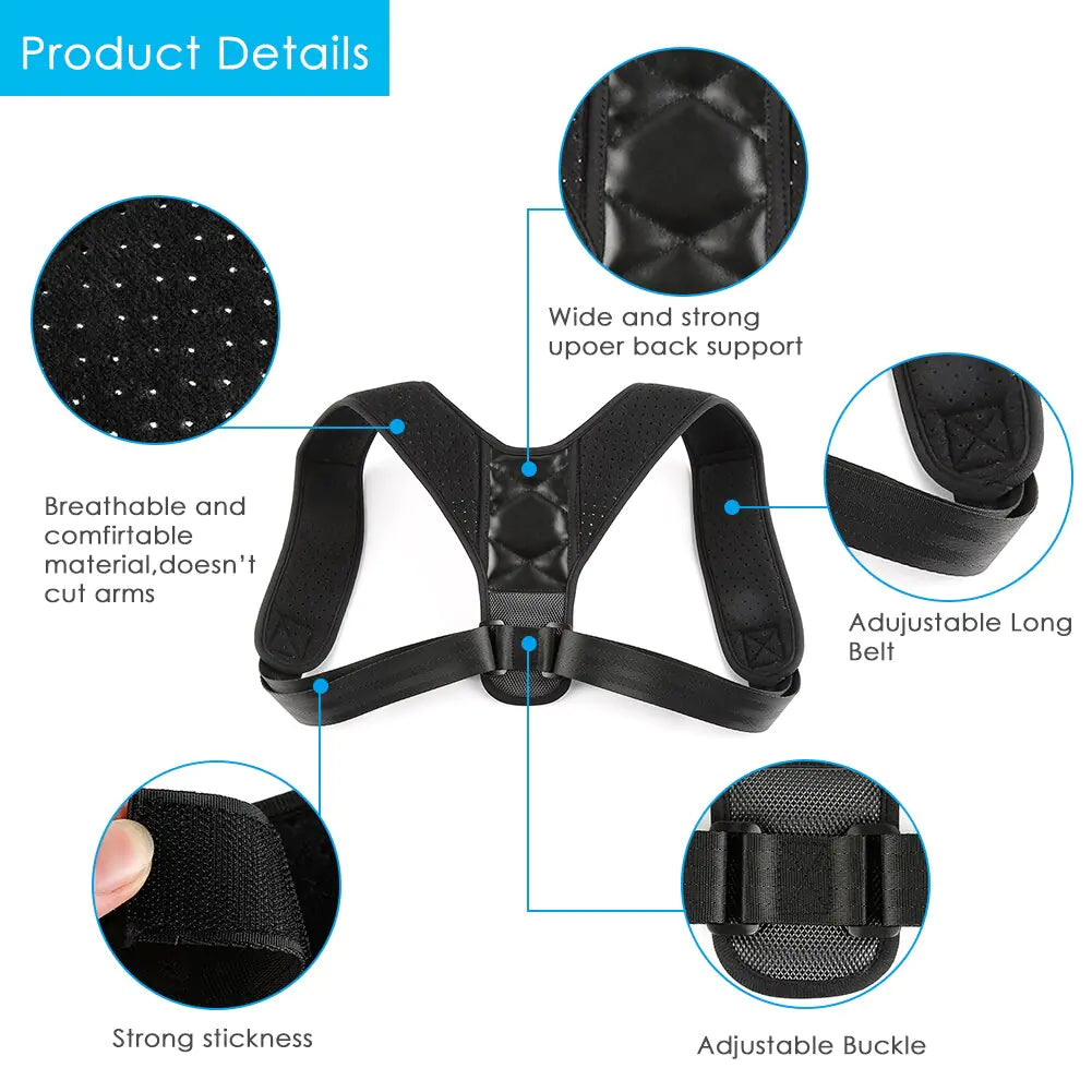 Adjustable Posture Corrector for Men and Women