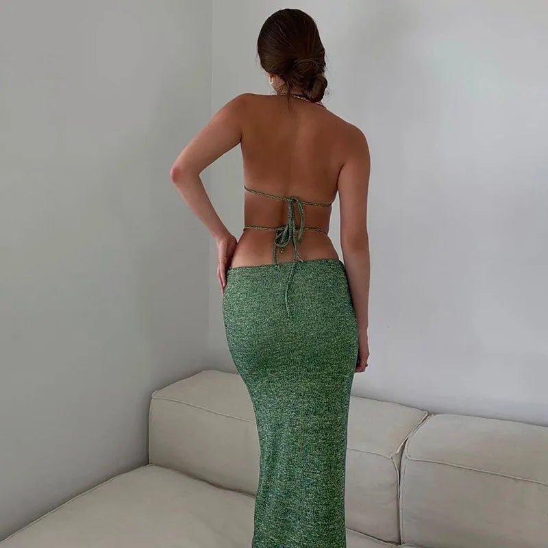 Beach Knitted Fashion Dress Sets - Musttbuy
