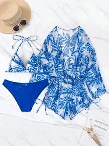 Beachwear 3 - Piece Swimsuit Set - Musttbuy