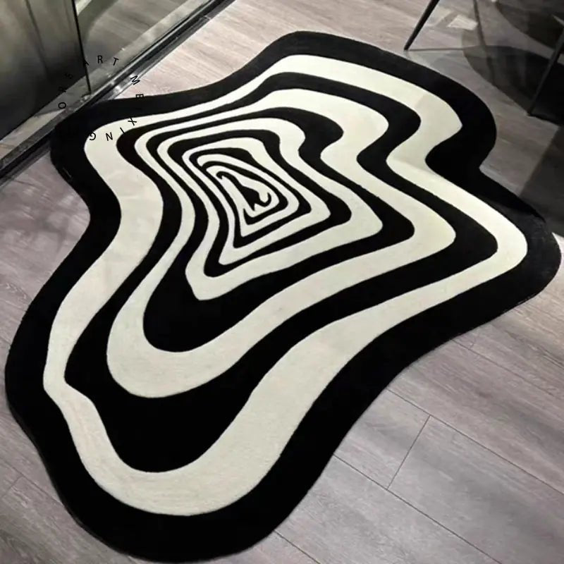 Black And White Living Room Carpet - Musttbuy