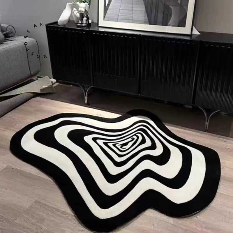 Black And White Living Room Carpet - Musttbuy