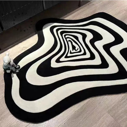 Black And White Living Room Carpet - Musttbuy