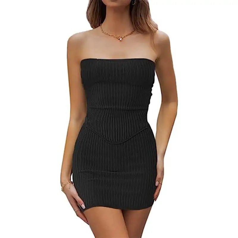 Chic Crop Top Skirt Set - Musttbuy