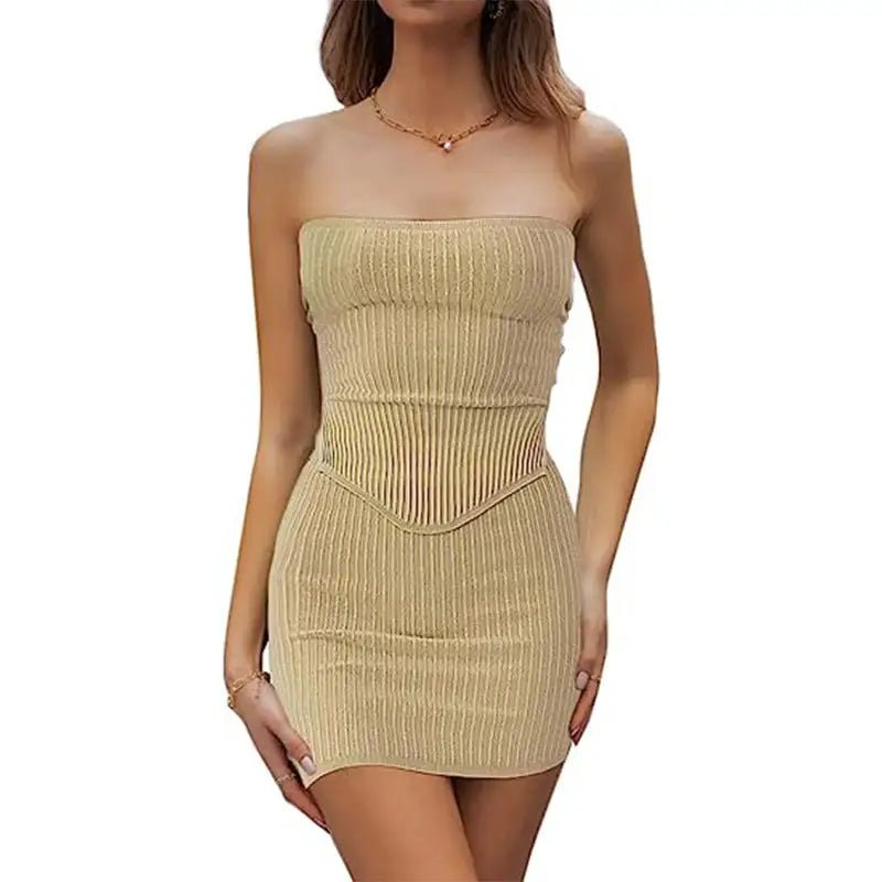 Chic Crop Top Skirt Set - Musttbuy